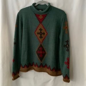 Planet Earth woman’s sweater llama wool